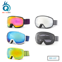 Lunettes de ski anti-buée avec lentilles interchangeables, lunettes de snowboard personnalisées, lunettes de soleil de ski