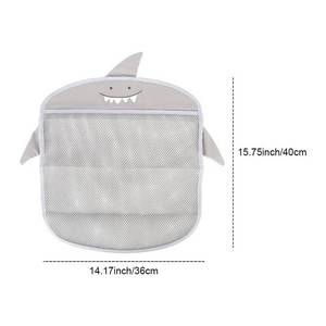 Panier de rangement pliable en filet à séchage rapide pour jouets de bain, à suspendre, pour enfants et tout-petits - Product Image 6