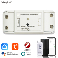 Ouvre-porte de garage intelligent Zigbee, contrôleur de porte motorisée, télécommande sans fil, fonctionne avec la commande vocale Alexa Google Home