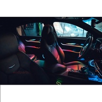 Pour Cadillac CT5 2020+ : Éclairage d'ambiance LED, amélioration de l'éclairage intérieur de voiture, pièces automobiles intérieures style carbone