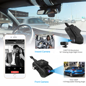 JC261 4G ADAS double caméra de tableau de bord avant <span class=keywords><strong>et</strong></span> caméra DMS AI, moniteur à distance vidéo en direct GPS caméra de voiture 1080P Vision nocturne événement vidéo SOS - Product Image 2