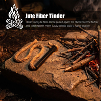 Allume-feu de camping léger Baiyuheng, outil de survie, allume-feu à piston