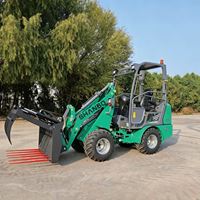 1-Tonnen-Kompaktradlader Direkt vom Hersteller 18,4kW Motor mit Stabiler Leistung für Verschiedene Handhabungsarbeiten