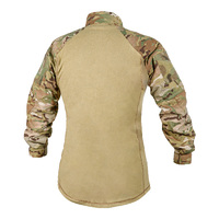 Chemise GEN4 pour entraînement en plein air, chasse, paintball, tissu respirant anti-déchirure, coudières amovibles, fermeture éclair YKK
