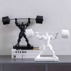 Artesanías de resina creativas, figura de atleta, escultura, hombre musculoso, modelo de Hércules, adornos deportivos, regalo de apertura de gimnasio - Product Image 2