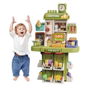 2024 niñas nueva casa de juegos familia <span class=keywords><strong>supermercado</strong></span> comida mesa de pago juguetes simulan <span class=keywords><strong>supermercado</strong></span> compras cajero Juguetes - Product Image 2