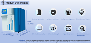Système d'eau ultra pure série CD-WP, machine automatique de production d'eau à haute résistivité - Product Image 5