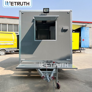 รถพ่วงขายอาหาร Wetruth พร้อมตู้แช่แข็งสำหรับยุโรป รถพ่วงขายอาหารเคลื่อนที่แบบพกพา ใช้สำหรับร้านอาหารฟาสต์ฟู้ดและไอศกรีม - Product Image 6