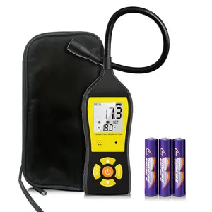 Detector de fugas de gas combustible de mano Analizador de gas para Gas Natural Etanol Metano 0-19999 PPM 100% LEL con pantalla LCD a color