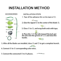 Lampe LED pour plantes d'intérieur, décoration intérieure, lumière de nuit programmable DIY, lampe en forme de plante à couleur changeante USB pour la décoration de la maison, lumières pour bonsaï
