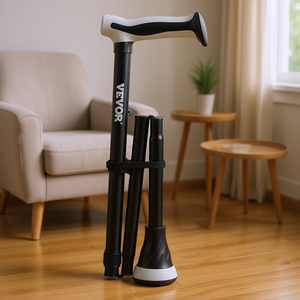 Bastón Plegable Vevor, Ajustable en 8 Niveles, de Aleación de Aluminio, Ayuda para Caminar, Estilo Contemporáneo - Product Image 2