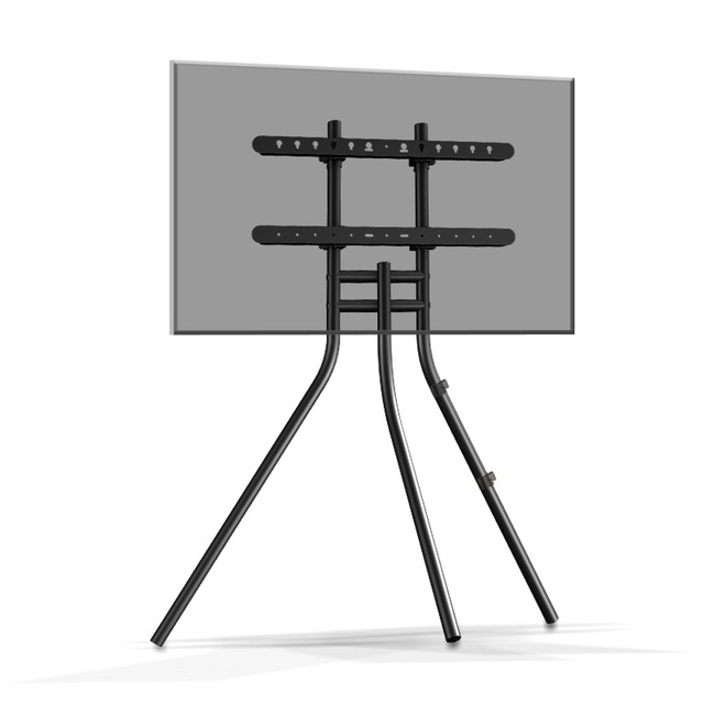 Floor Tripod TV Stand Easel Bracket for 42-86" TVs 65kg Load Capacity Cold Rolled Steel CE Certified 75-600mm VESA