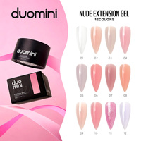 Gel UV de construction pour extensions d'ongles, couleurs nude, sans HEMA, sans TPO, sans chauffage, dissolvable par trempage, pour grossistes en produits pour ongles