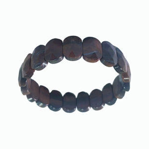 สร้อยข้อมือลูกปัดหินตาเสือสีแดงขัดเงา สำหรับนวดมือ บรรเทาอาการปวดฝ่ามือ อุปกรณ์เสริมความงาม - Product Image 2