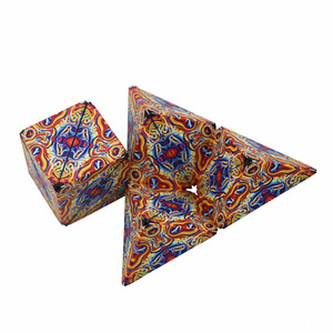 Magnetic Cube Geometric 3D Building Block Educational Toy For Children Stress Relief Puzzle <b>Exercise</b> - Product Image 4