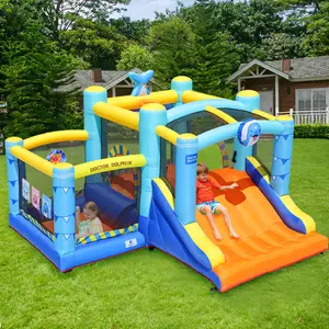 Pequeno Inflável Kids Moonwalk Jumper Bouncer Com Ball Pit Bouncy Castle Jumping Bounce House Party For Kids Inflável