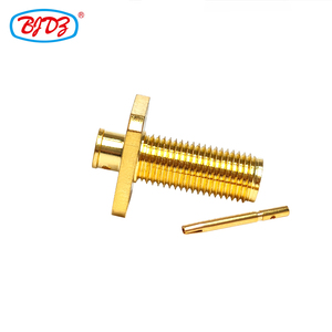 <span class=keywords><strong>Conector</strong></span> Coaxial RF SMA Hembra KFD de 4 Orificios <span class=keywords><strong>para</strong></span> Panel, <span class=keywords><strong>para</strong></span> Cable Semirrígido RG402 de 0.141'', Suministro de Fábrica - Product Image 2