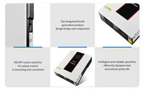 Onduleur solaire GCSOAR 1,5 kW à sortie unique, onde sinusoïdale pure, puissance de crête 1000 W 3000 VA pour systèmes hors réseau dans les zones isolées - Product Image 3