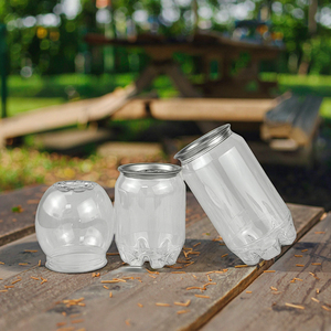 350/500/650ml Pet đồ uống Pop <span class=keywords><strong>Top</strong></span> có thể chai cấp thực phẩm dễ dàng mở nắp nhôm Kem bia trà bao bì Màn hình in ấn bề mặt - Product Image 5