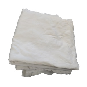 Color blanco medias sábanas de algodón de hilo de algodón de residuos de limpieza Industrial y trapos para vender - Product Image 4