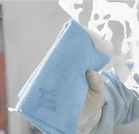 Serviettes de lavage auto en microfibre tricotée - Séchage rapide, super absorbantes, douces, forme carrée, pour la maison et la cuisine