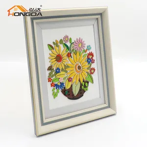 Hongda WA003 FSC play wood 3D puzzle Flower frame Room and living room decorations Perfect gift