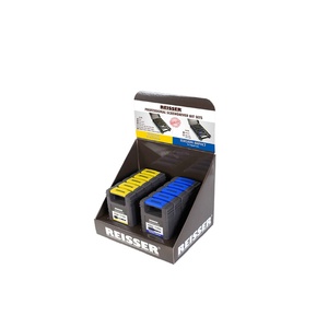 Exhibidor de Cosméticos de Cartón Negro de 2 Niveles con Logotipo Personalizado, Exhibidor de Pestañas para Mostrador, Exhibidor de Mesa para Venta al por Menor - Product Image 3