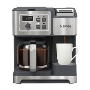 <span class=keywords><strong>เครื่อง</strong></span>ชง<span class=keywords><strong>กาแฟ</strong></span> Newle Programmable 2 in 1 อเนกประสงค์ ชงได้ทั้งเอสเพรสโซและกาแฟดริปแบบอเมริกัน  ทำจากสแตนเลส ใช้ได้กับแคปซูลกาแฟ - Product Image 2