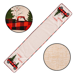 ของตกแต่งบ้านคริสต์มาสใหม่ ผ้าปูโต๊ะ ผ้ารองจาน ของตกแต่งบ้าน แผ่นรองจาน - Product Image 5