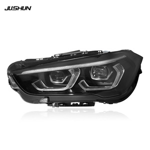 Conjunto de faros Jushun F49 para BMW X1 2016-2019 con luces LED DRL y señal de giro mejoradas - Product Image 3