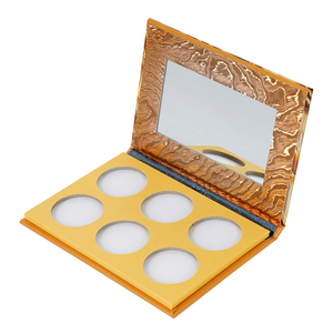 Nouvelle palette de maquillage magnétique de luxe à 6 compartiments, palette de contour, palette de poudre pressée, palette de fards à paupières, boîtes rigides en papier, gaufrage - Product Image 2