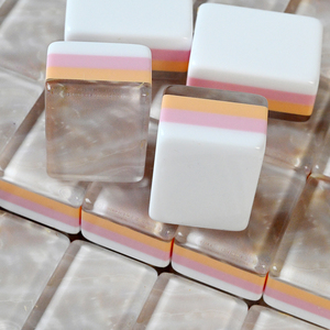 اصنع قطع الماهجونغ الخاصة بك من الأكريليك الوردي، 160 قطعة، 4 طبقات، قابلة للتخصيص بأي صورة أو عمل فني - Product Image 3