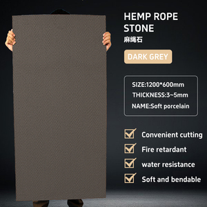 Panel de pared 3D de piedra blanda, paneles de pared texturizados de tierra apisonada, azulejo de pared Exterior Interior para decoración del hogar (<span class=keywords><strong>gris</strong></span>, muestra 20*30CM - Product Image 6