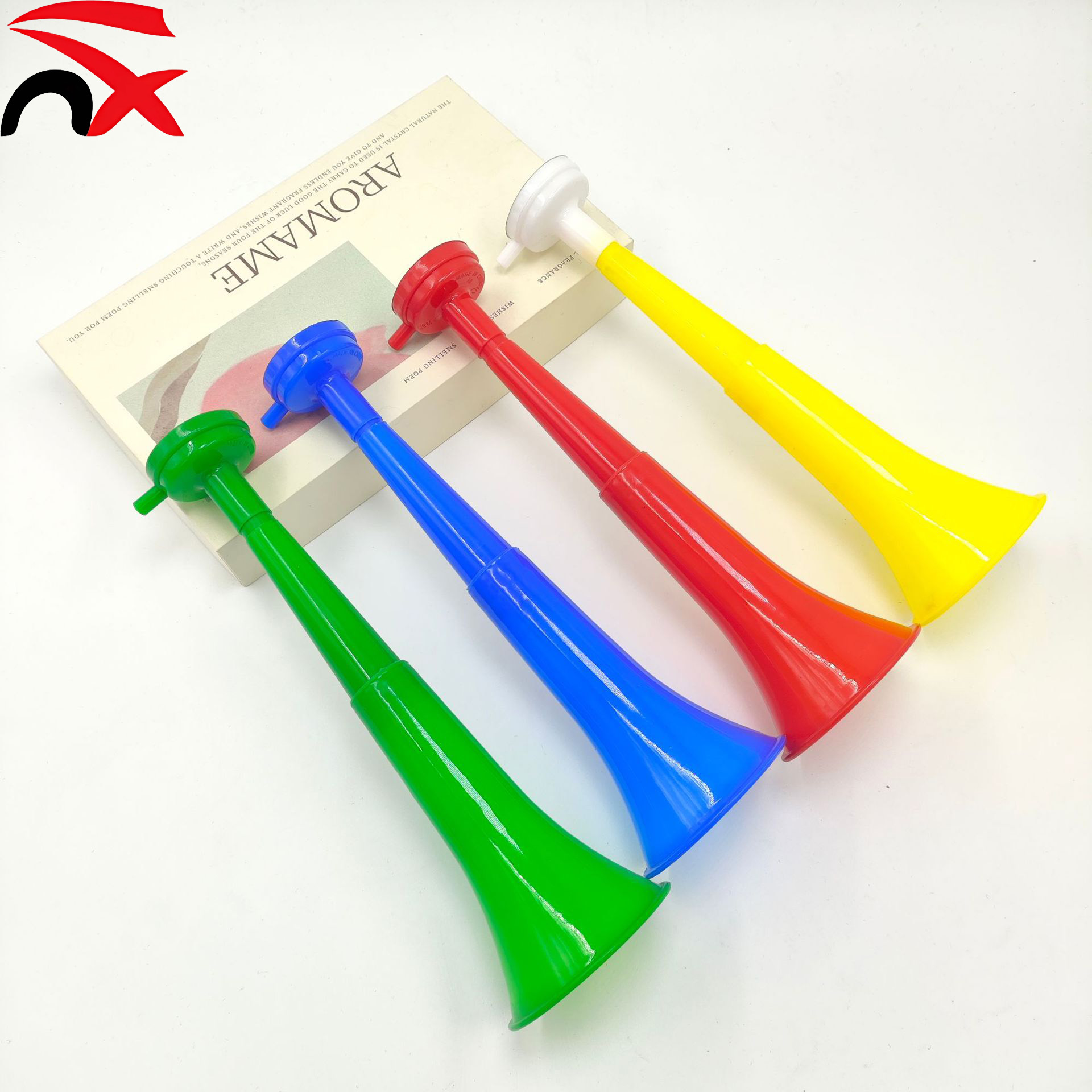 Factory Direct Sales Two-Section Horn 28x8cm Retractable Cheer