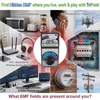 Medidor de EMF TriField TF2 3 en 1, Detector de Campo Magnético, Eléctrico y de Radiofrecuencia, Pantalla Digital, Hecho en EE. UU.