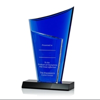 HyperCrafts Design personnalisé Souvenir cadeau forme irrégulière transparence Crystal Tropy Award