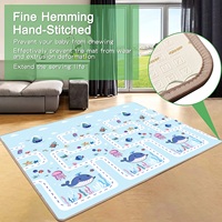 Grand tapis de jeu pour bébé, tapis pliable pour enfants, tapis de ramper imperméable, décoration de chambre, tapis en mousse souple pour enfants