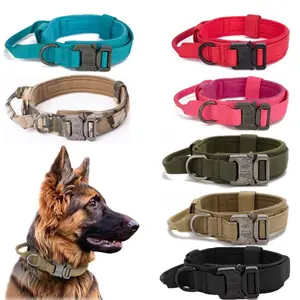 Collar de entrenamiento táctico para perros grandes, venta al por mayor