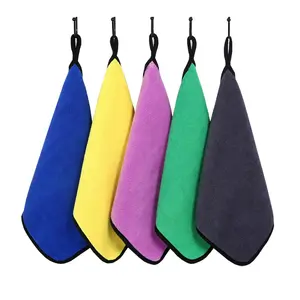 40*40cm Custom Microfiber Cleaning Cloth Rags Car Towel Absorbent Window Cleaning Cloth Kitchen Towel