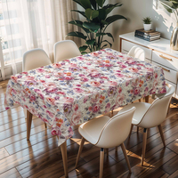 Nappe minimaliste rectangulaire en PVC RNPT pour salle à manger moderne