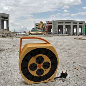 EU Universal Extension Socket <b>Strip</b> with 5/4 Outlets 10M Nylon Cable 10A 110-250V Model 105A - Product Image 3