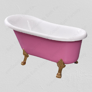 Giá rẻ <span class=keywords><strong>clawfoot</strong></span> bồn tắm tùy chỉnh chân ướt phòng Dép jetted xoáy nước nhỏ lớn màu trắng Acrylic ngâm cao trở lại freestanding tắm - Product Image 1