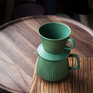 Juego de Cafetera Portátil Retro de Cerámica para 1-4 Tazas, Filtro Barista, Servidor, Cafetera de Goteo - Product Image 5