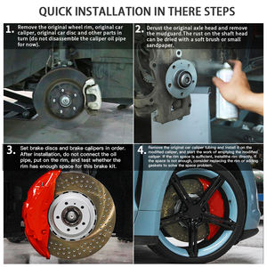 VENTE D'USINE 10 Piston ÉTRIER PORSCHE FREINAGE KIT DE MISE À NIVEAU POUR Akebono Porsche Macan Cayenne Panamera <span class=keywords><strong>911</strong></span> 718 - Product Image 6
