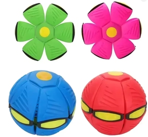 Giocattoli Sportivi per Bambini all'Aperto, Palla UFO Magica, Disco da Lancio per Spiaggia e Giardino, Gioco Deformabile Novità per Feste Genitore-Figlio - Product Image 2