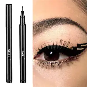 Su geçirmez sıvı göz kalemi kalem çabuk kuruyan hiçbir Blooming Eyeliner kalem su geçirmez uzun ömürlü doğal güzellik kozmetik araçları