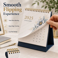 Fabricant Calendriers Muraux Haute Qualité 250gsm Papier Imprimeur Personnalisés Entreprise Logo Muraux Fabricant Calendriers