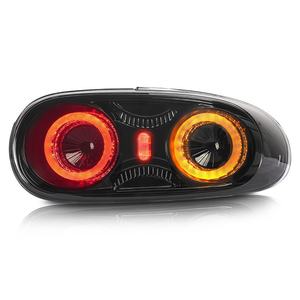 ไฟท้าย LED แบบหยุดอัตโนมัติ พร้อมแผ่นสะท้อนแสงในตัว ไฟท้ายใสสำหรับ <span class=keywords><strong>Mazda</strong></span> MX-5 Roadster Miata MX5 NC ไฟท้ายแบบโบราณรุ่นใหม่ - Product Image 4