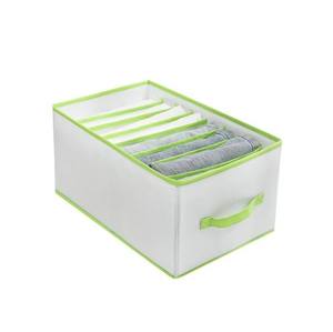 Scatola Pieghevole Trasparente per Conservazione Vestiti e Pantaloni, per Bagno e Uso Portatile, Cassetto Organizzatore Portatile con Scomparti - Product Image 1