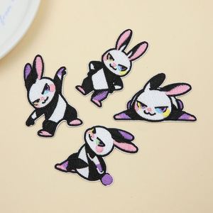 Parche Bordado Kawaii de Conejo y Bradipo, Autoadhesivo/Termoadhesivo, para Decoración de Bolsos y Fundas de Teléfono, Marca NODA - Product Image 5